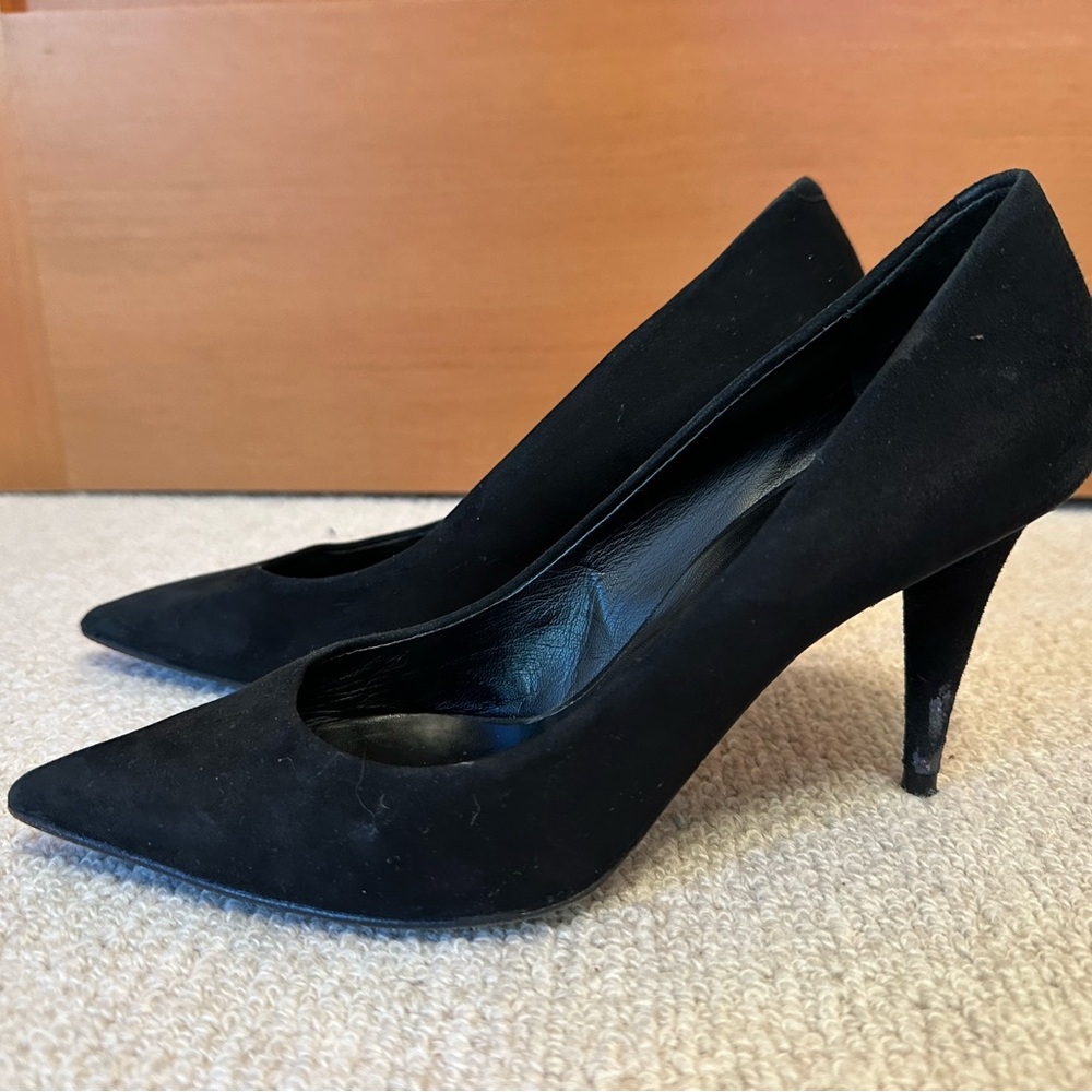 Giuseppe Zanotti Black Suede Heels
